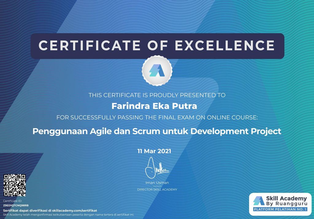 Farindra Skill Academy Scrum